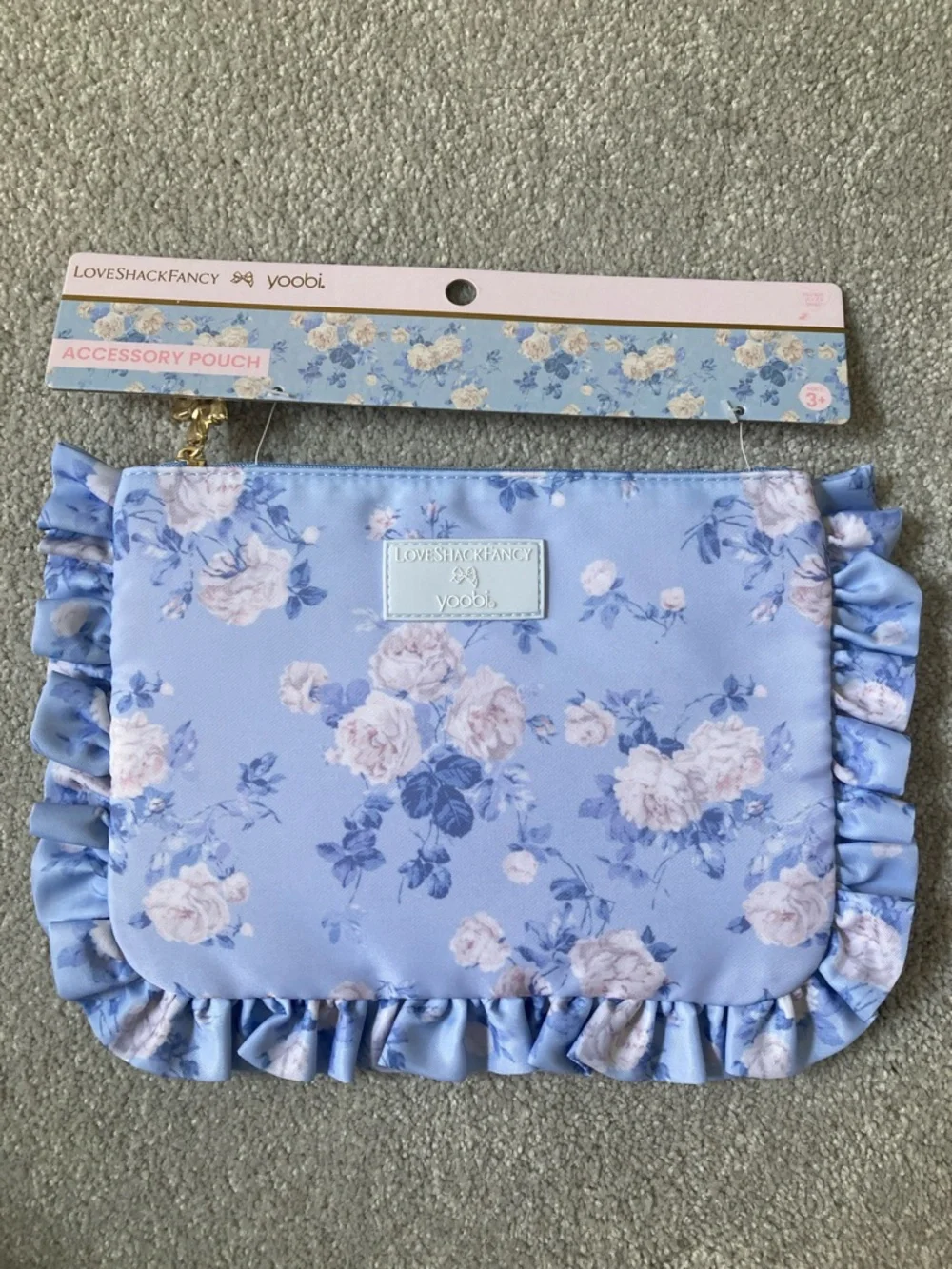 IN-HAND | LoveShackFancy x Target Yoobi Everblooming Rosette Ruffle Pencil Case